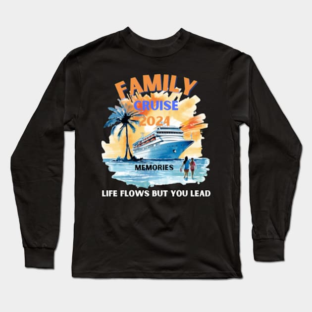 Make Memories Together Family Cruise 2024 Vacation T-shirt Long Sleeve T-Shirt by PC SHOP